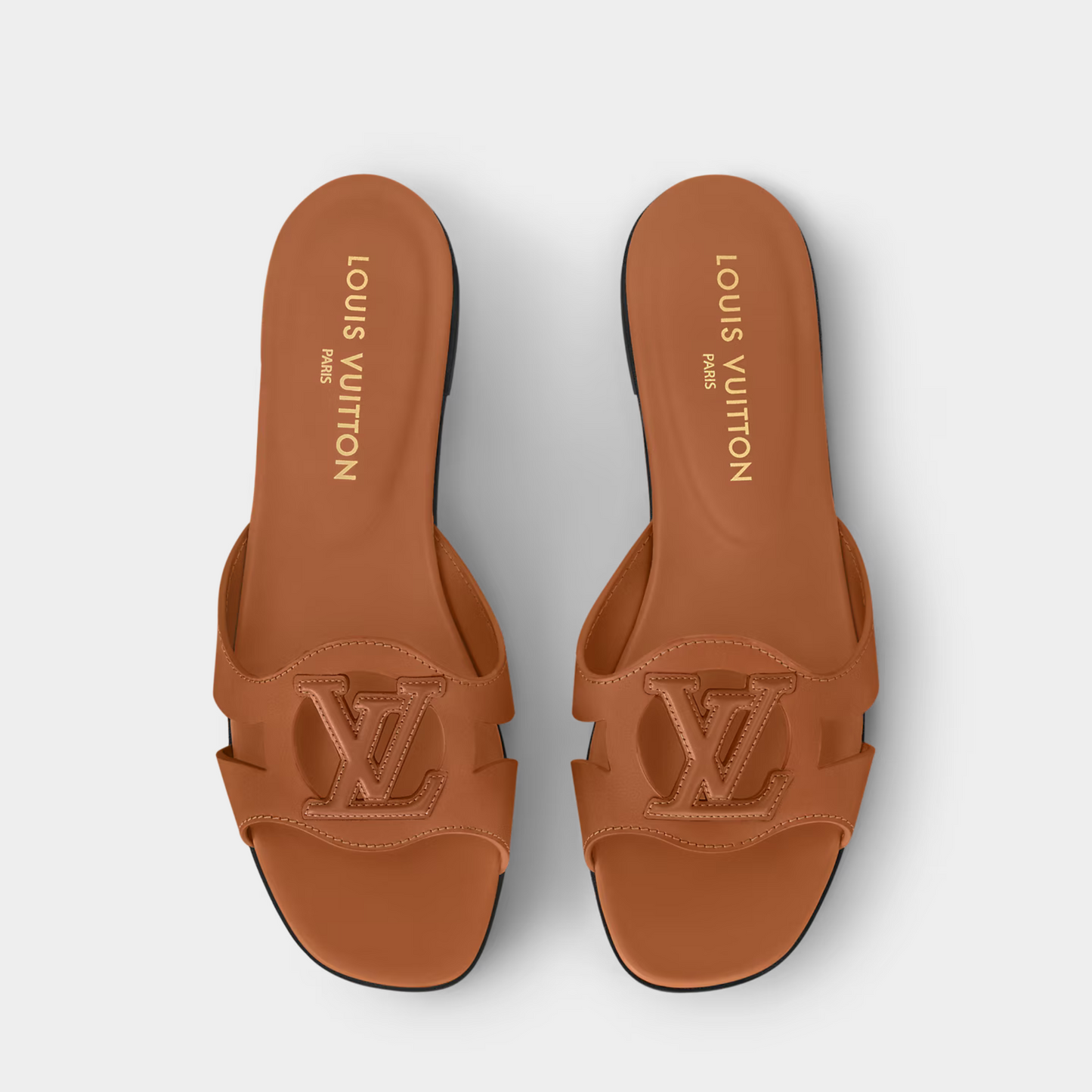 LV Designer Flat Slides