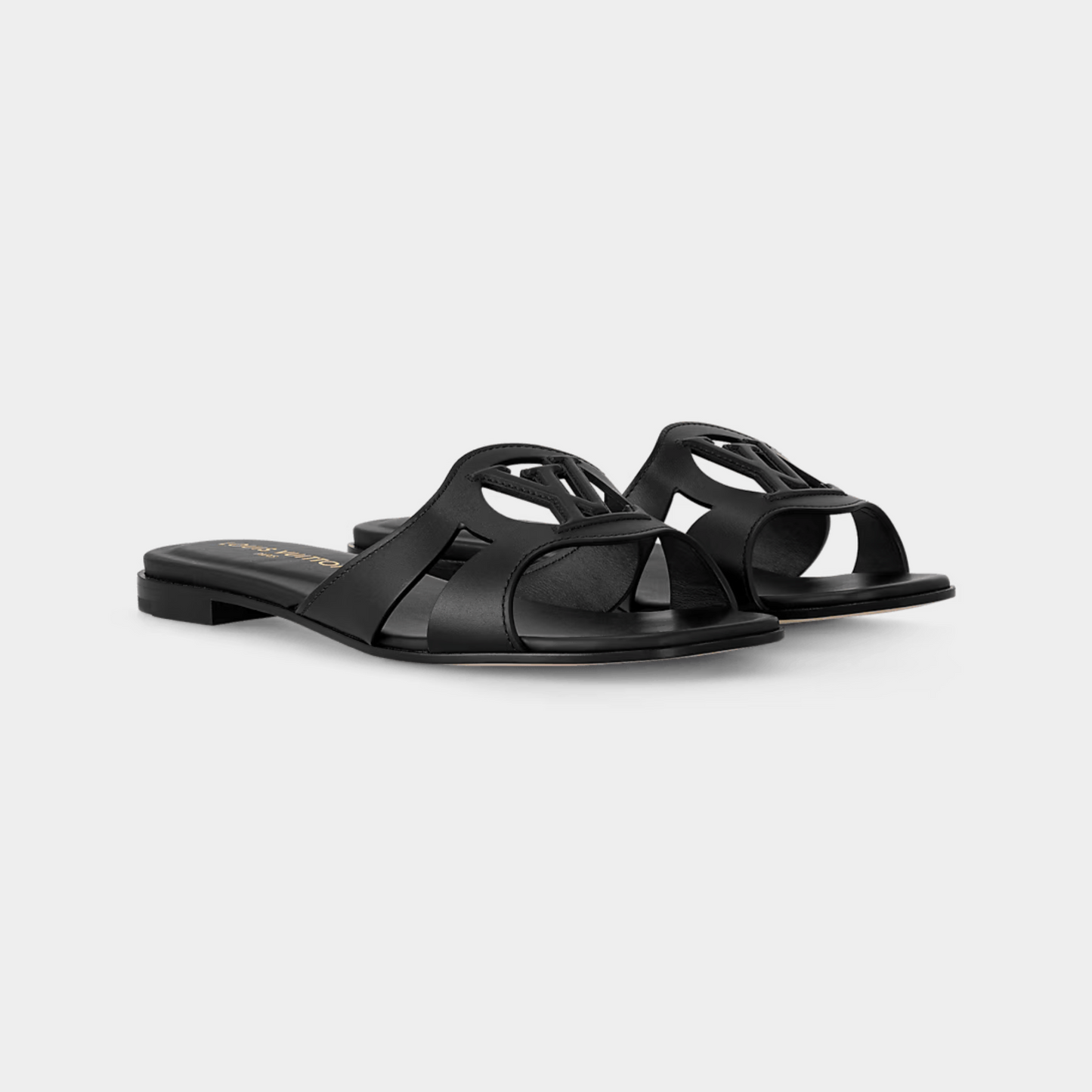 LV Designer Flat Slides