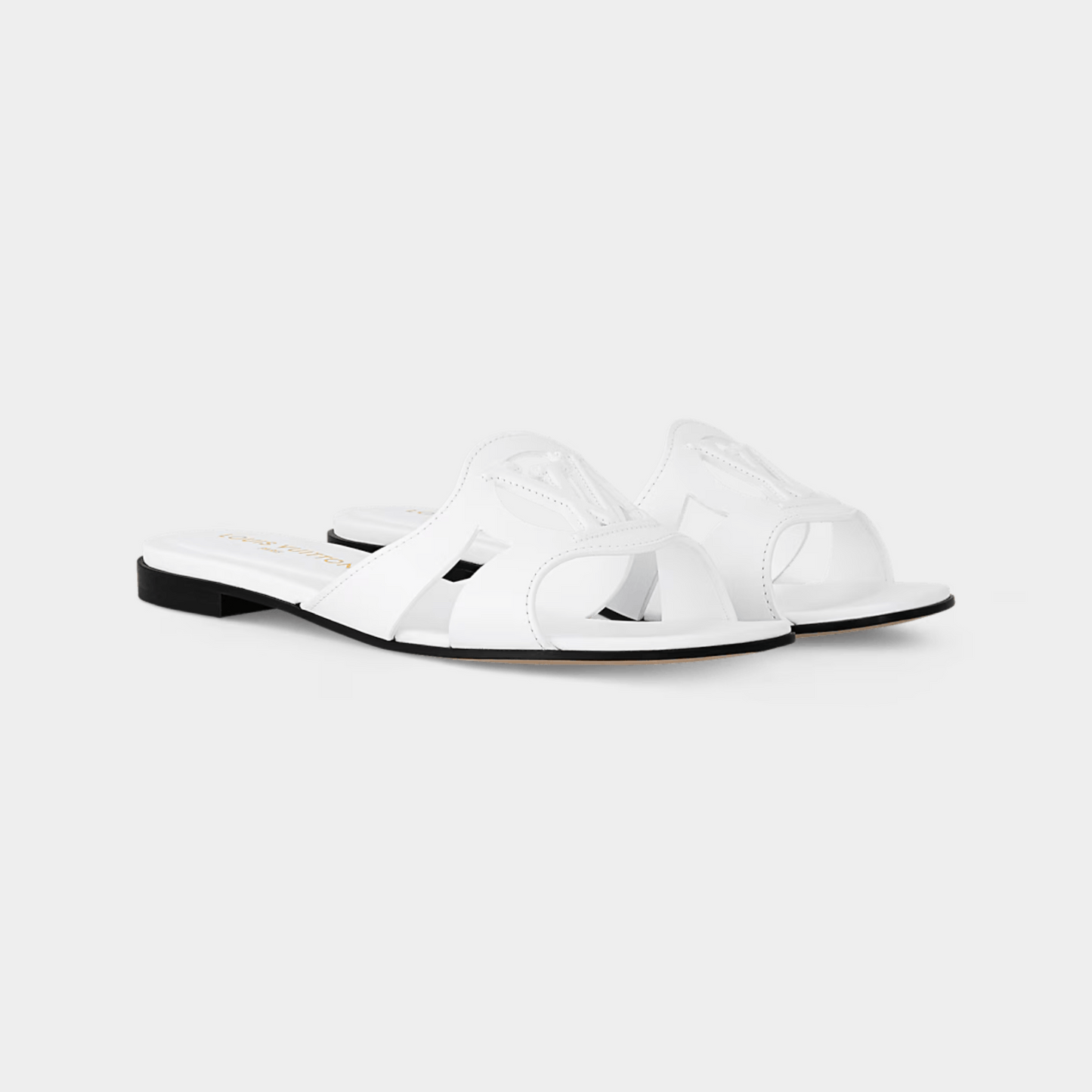 LV Designer Flat Slides