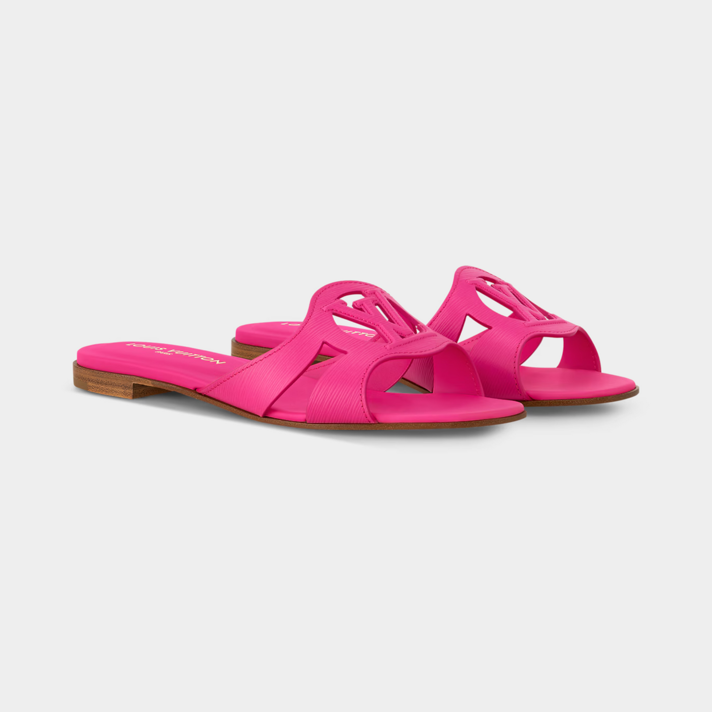 LV Designer Flat Slides
