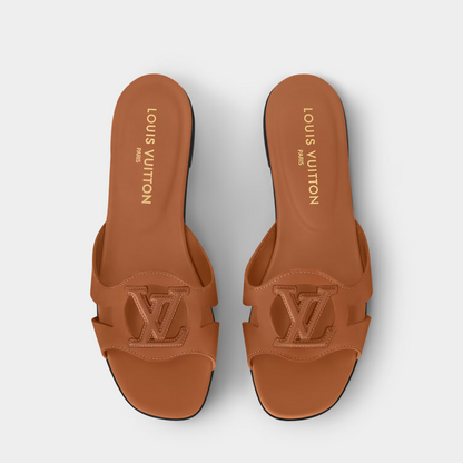 LV Designer Flat Slides