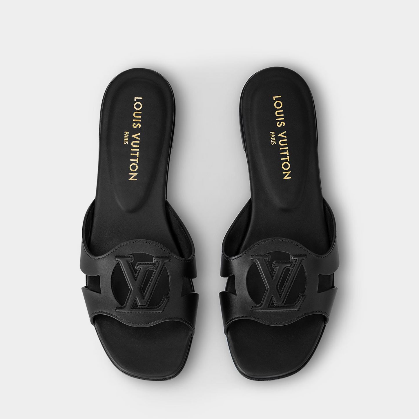 LV Designer Flat Slides