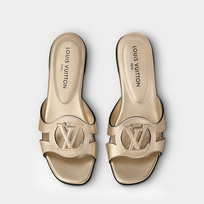 LV Designer Flat Slides