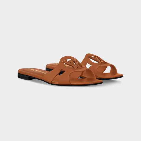 LV Designer Flat Slides